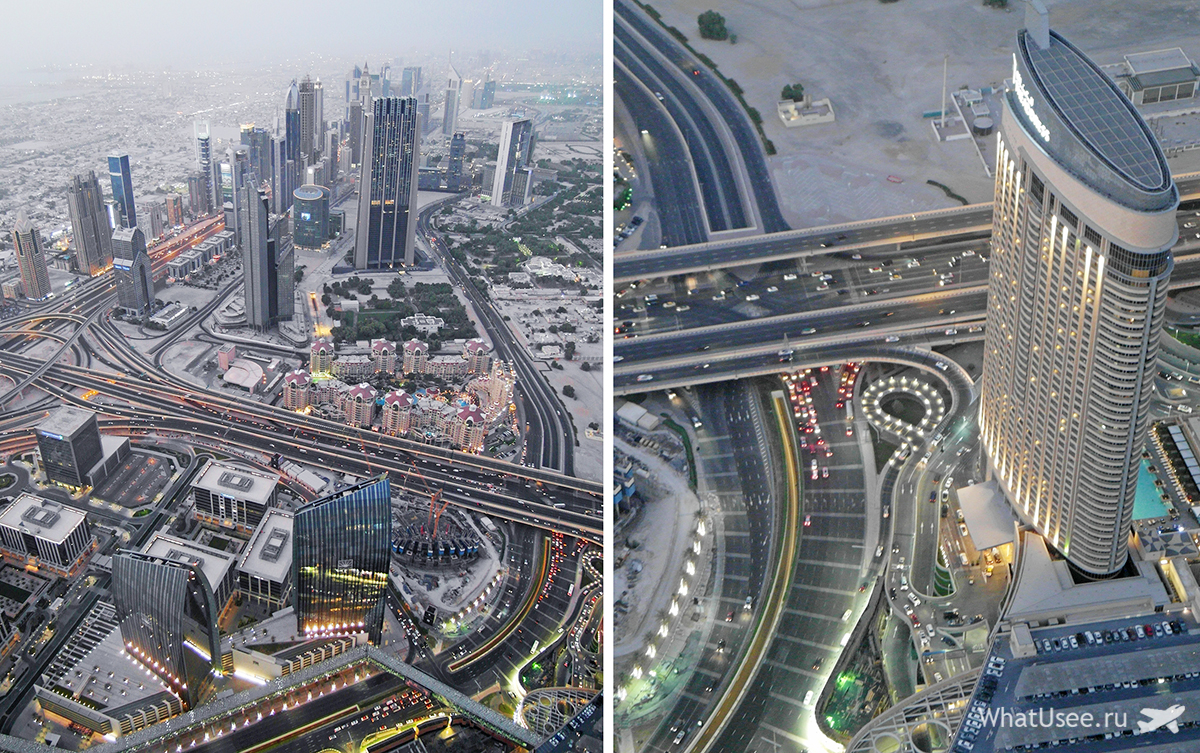 На Дубай поступово опускаються сутінки, запалюються вогні мегаполісу: