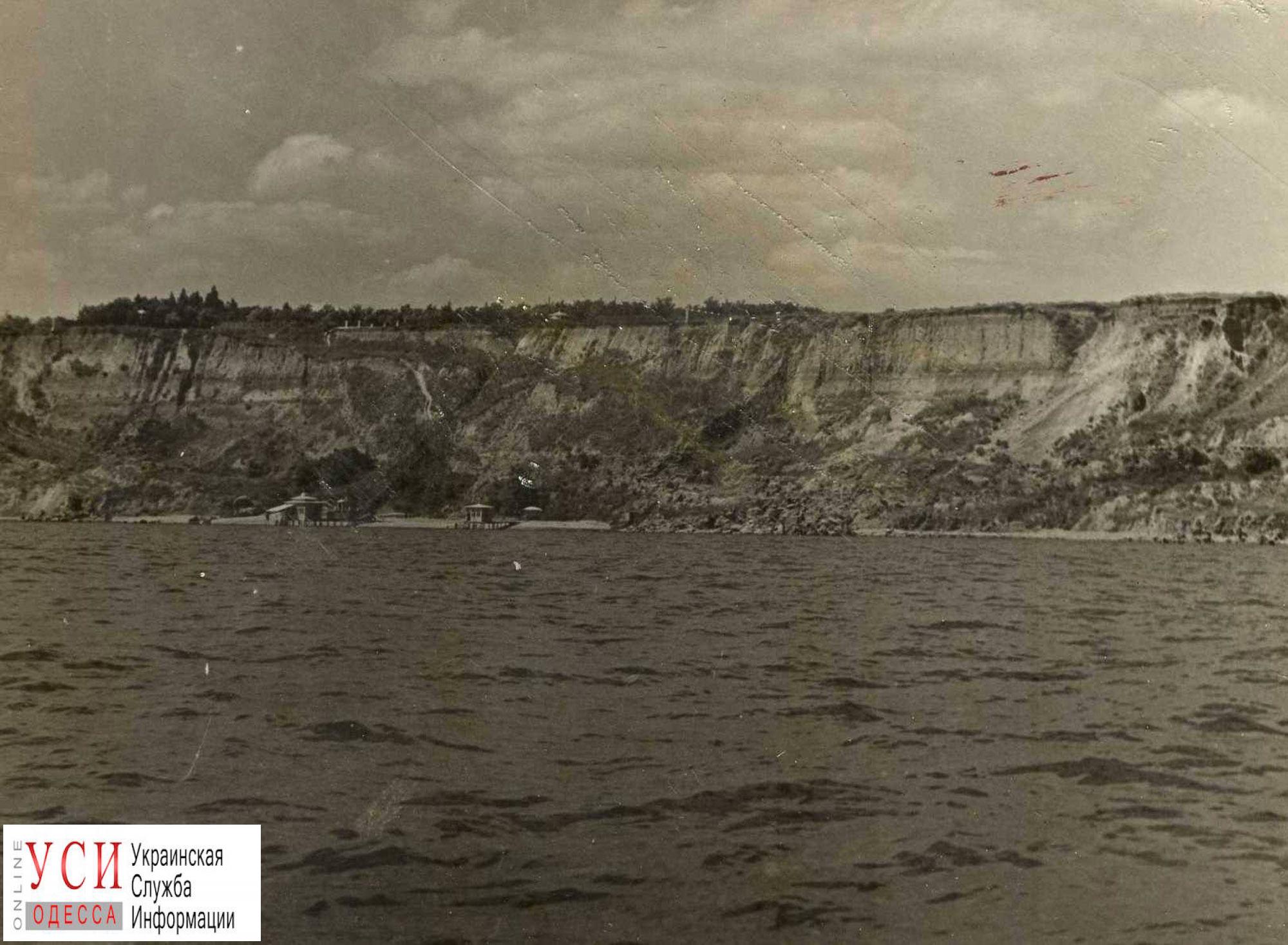 Фунікулер на мисі 16-й Фонтана, 1950-1960-і рр   Вид на берег з боку моря