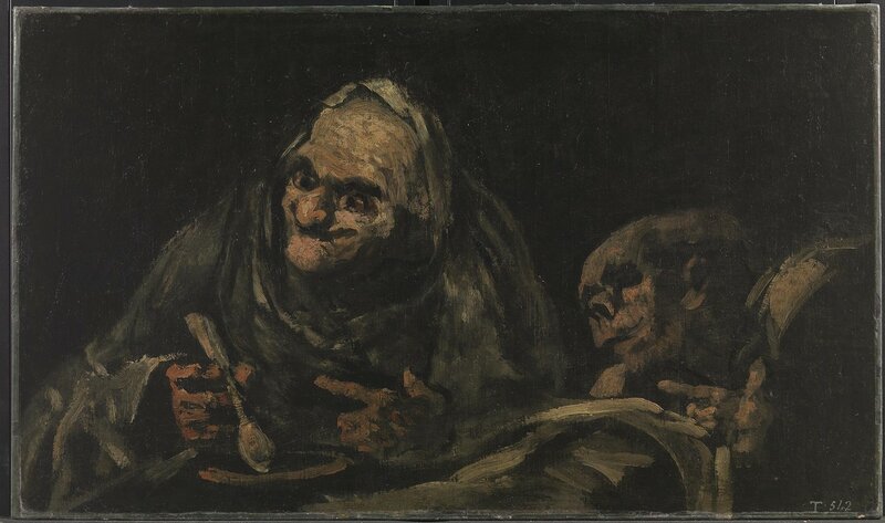 «Дві баби, що поїдають суп» (1821 - 1823 рр