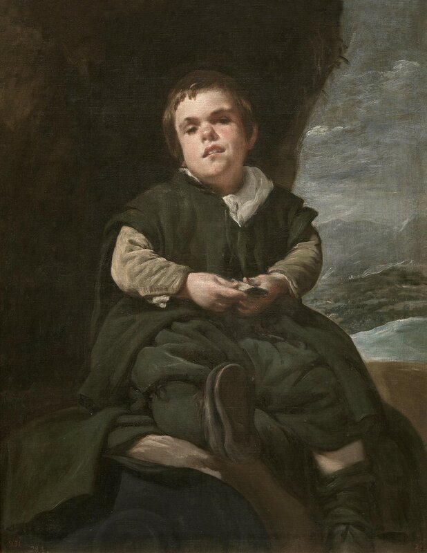 «Хлопчик з Вальекас» (1635 - 1645 рр) - картина із серії портретів придворних блазнів і карликів, створених Д