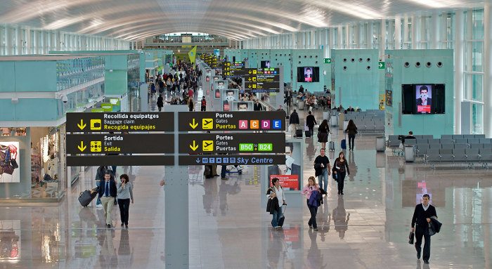 Схема аеропорту Барселони