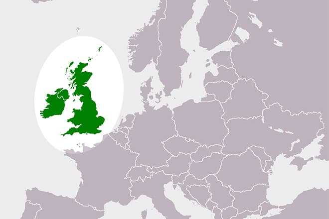 Вони займають Британські острови: великі (Великобританія, Ірландія) і дрібні (Гебридские, Оркнейські і Шетландськіє, Англсі, Арран, Уайт)